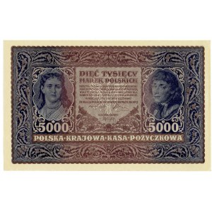 II RP, 5000 Polish marks 1920 III SERIES H