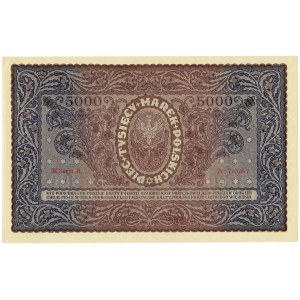 II RP, 5000 polnische Mark 1920 III SERIE H