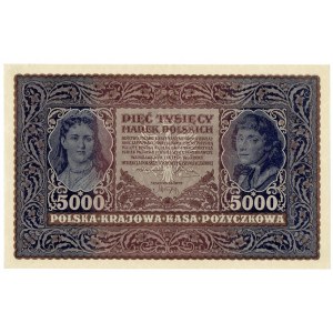 II RP, 5000 marek polskich 1920 III SERJA G