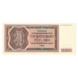 Czechy i Morawy, 500 koron 1942 - specimen