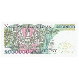 2 mln złotych 1992 B