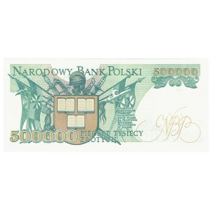 500.000 złotych 1990 K