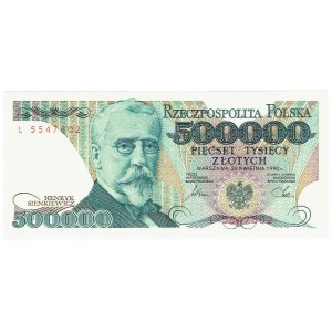 500.000 złotych 1990 L