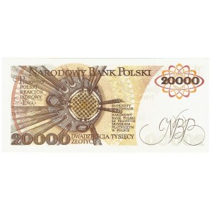 PRL, 20000 złotych 1989 A