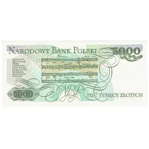PRL, 5000 złotych 1982 - seria AF