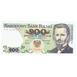 PRL, 200 złotych 1979 BM RZADKIE