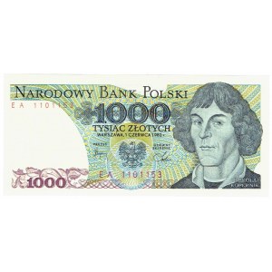 PRL, 1000 złotych 1982 EA