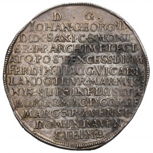 Niemcy, Saksonia, Jan Jerzy II, Talar wikariacki 1658, Drezno