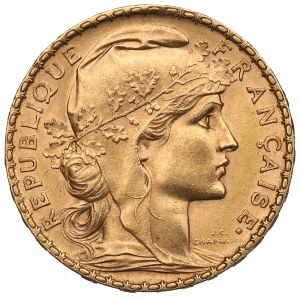 Francja, 20 franków 1905