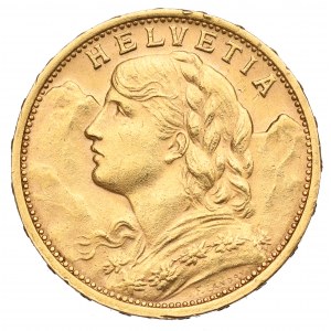 Švajčiarsko, 20 frankov 1901