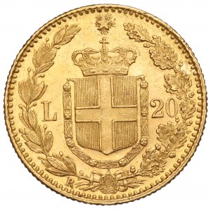 Italien, 20 Lire 1882