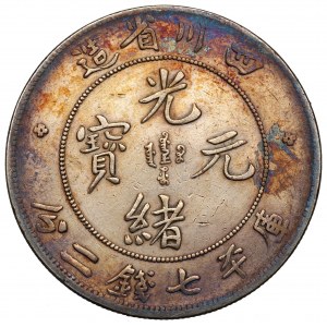 Chiny, Syczuan, Guangxu, 7 mace 2 candareens bez daty (1901-08)