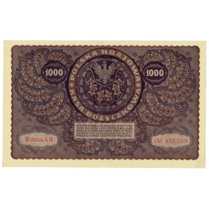 II RP, 1000 polnische Mark 1919 III SERJA AH