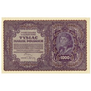 II RP, 1000 polnische Mark 1919 I SERJA BL