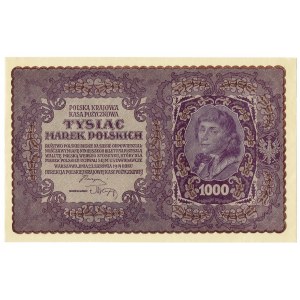 II RP, 1000 marek polskich 1919 I SERJA BL