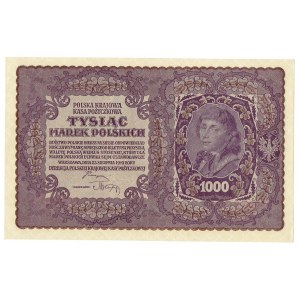 II RP, 1000 marek polskich 1919 I SERJA BY