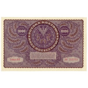 II RP, 1000 polských marek 1919 I SERJA BY