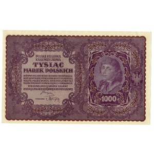 II RP, 1000 marek polskich 1919 I SERJA AO