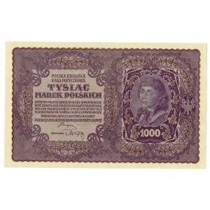 II RP, 1000 polských marek 1919 II SÉRIE K
