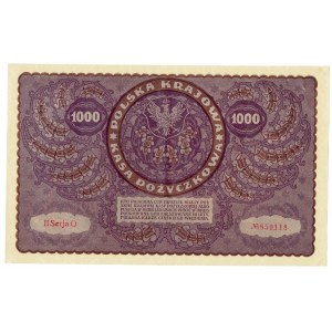 II RP, 1000 marek polskich 1919 II SERJA O