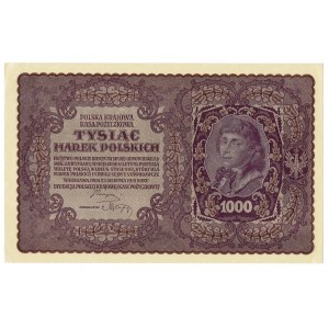 II RP, 1000 marek polskich 1919 II SERJA W