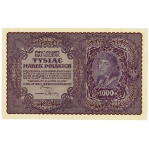 II RP, 1000 marek polskich 1919 II SERJA AE