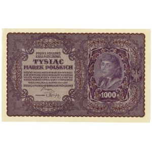 II RP, 1000 polských marek 1919 II SÉRIE AE