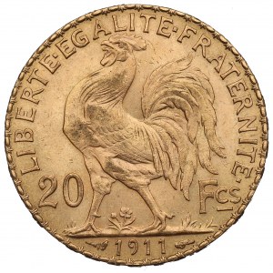 Frankreich, 20 Franken 1911