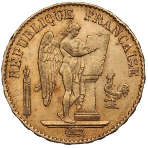 Francie, 20 franků 1879