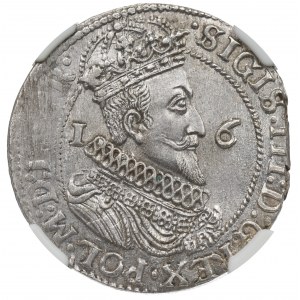 Žigmund III Vasa, Ort 1623/4, Gdansk - PR NGC MS64