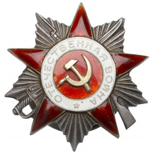 ZSRR, Order Wojny Ojczyźnianej II klasy - wersja II Platinapribor