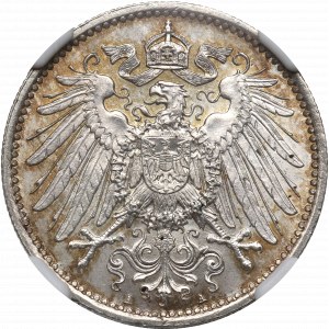 Nemecko, 1 marka 1915 A, Berlín - NGC MS68