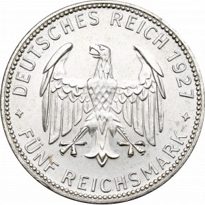 Germany, Weimar Republic, 5 mark 1927 F