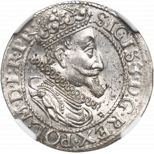 Sigismund III, 18 groschen 1615, Danzig - NGC MS63