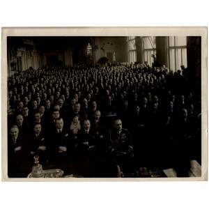 II RP, fotografia Kongres odborových zväzov vo Varšave 1938