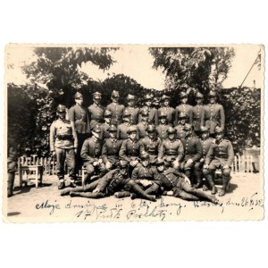 II RP, Commemorative photograph of the 17th infantry regiment, Rzeszów