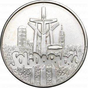 III RP, 100000 zlotych 1990 Solidarity - type C