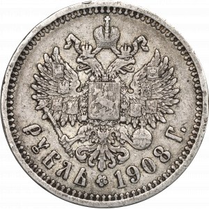 Russland, Nikolaus II., Rubel 1908 ЭБ