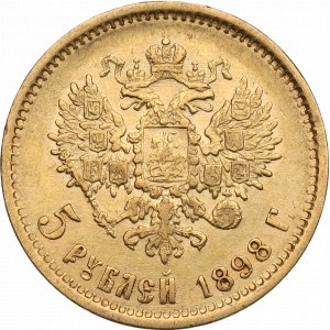 Russland, Nikolaus II., 5 Rubel 1898 AГ