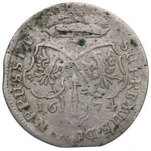 Germany, Prussia, 6 groschen 1674