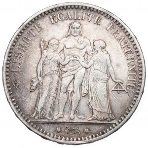 Francie, 5 franků 1873
