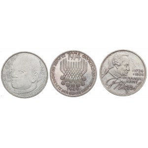 Německo, sada 5 známek 1974-78
