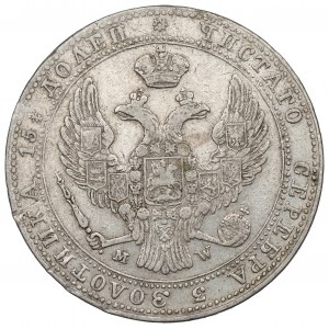 Ruské dělení, Mikuláš I., 3/4 rublu=5 zlatých 1838 MW, Varšava