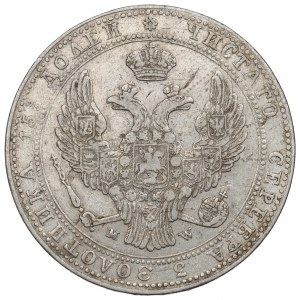 Russische Teilung, Nikolaus I., 3/4 Rubel=5 Gold 1838 MW, Warschau