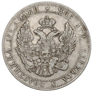 Poland under Russia, Nicholas I, 3/4 rouble=5 zloty 1836 MW, Warsaw