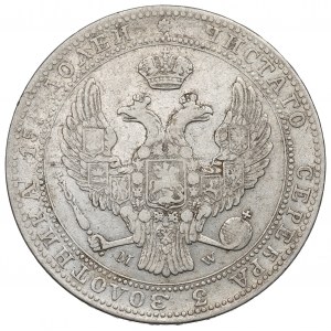 Russische Teilung, Nikolaus I., 3/4 Rubel=5 Gold 1837 MW, Warschau