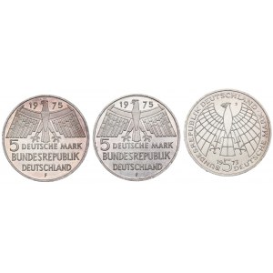 Germany, Lot of 5 marks 1973-75
