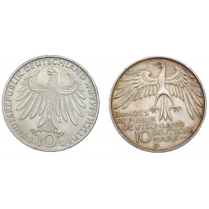 Germany, Lot of 10 marks 1972