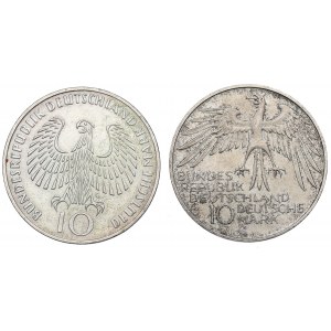 Nemecko, sada 10 známok 1972