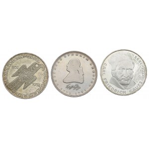 Germany, Lot of 5 marks 1952-81